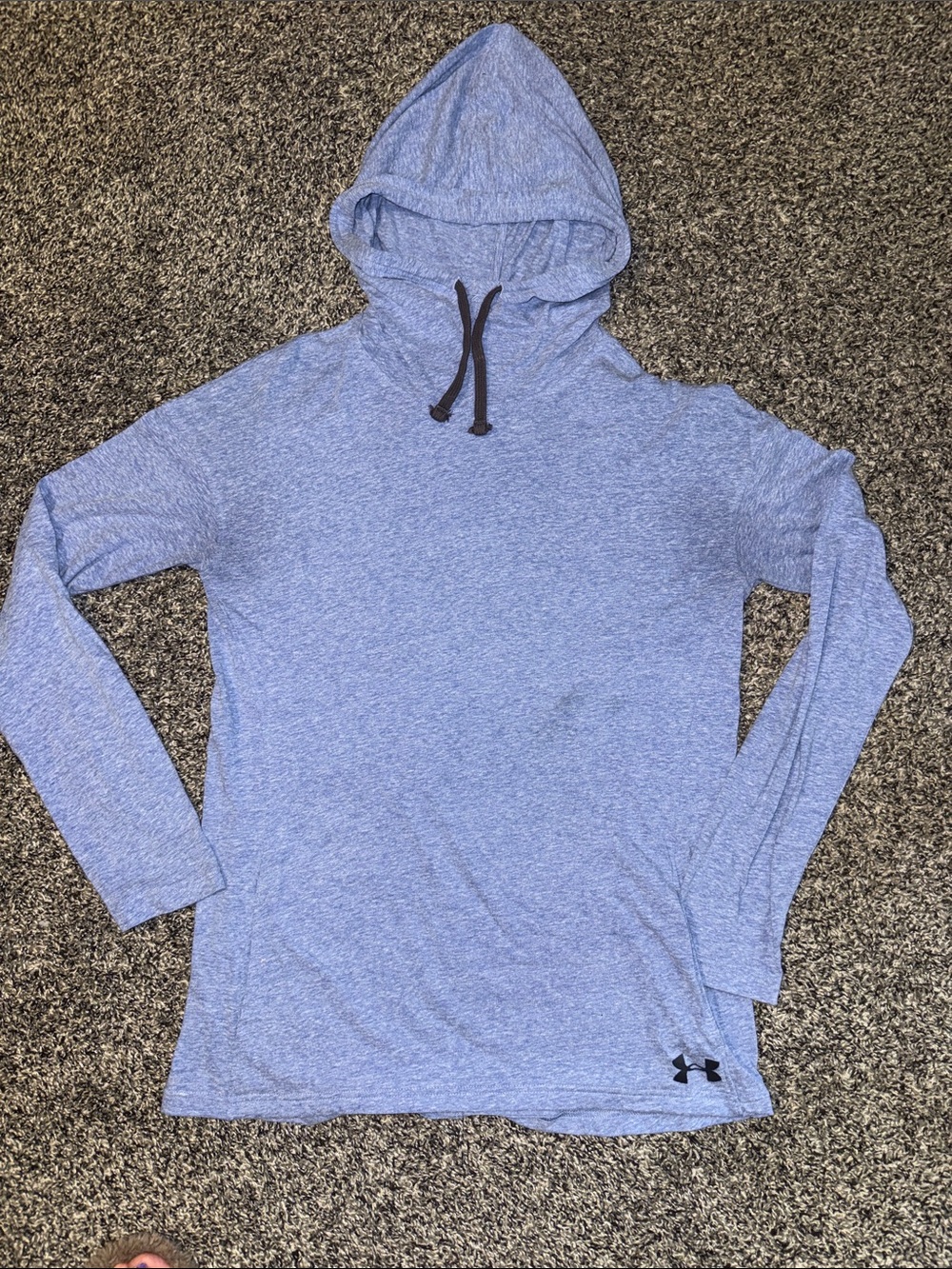 Under Armour Heathered Light Blue Pullover Hoodie